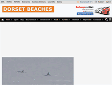 Tablet Screenshot of dorsetbeaches.co.uk